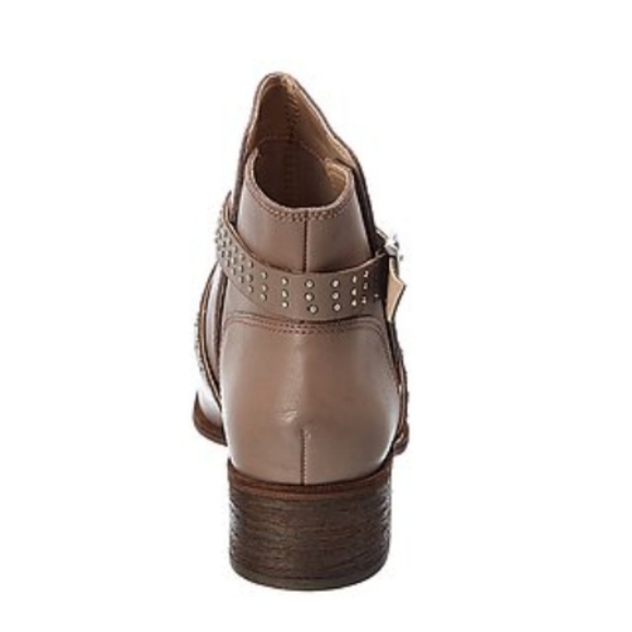 KAANAS Albarloa Stud Criss Cross Buckle Strap Point-Toe Ankle Booties NWT - Picture 3 of 13